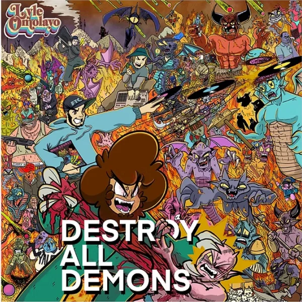 Destroy All Demons album art by Lyle Omolayo